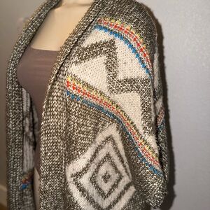 American Eagle Outfitters Geometric Knit Cardigan